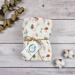 Woodland muslin cot bed fitted sheet 140cm x 70cm