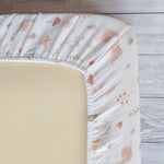 Woodland cot bed fitted sheet 140cm x 70cm