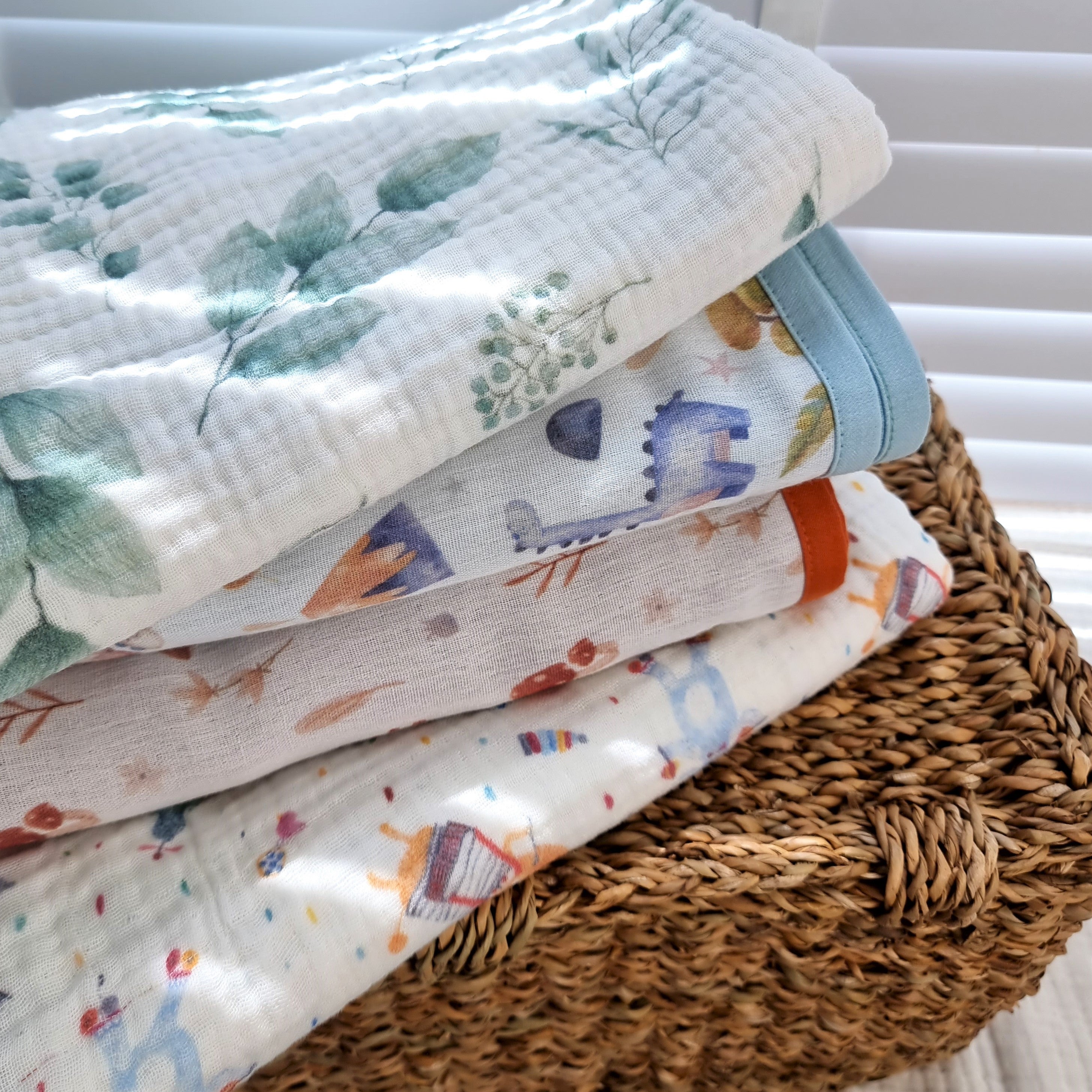 Ninki Nanka Muslin Baby Blankets - Soft and cuddly, just like a hu
