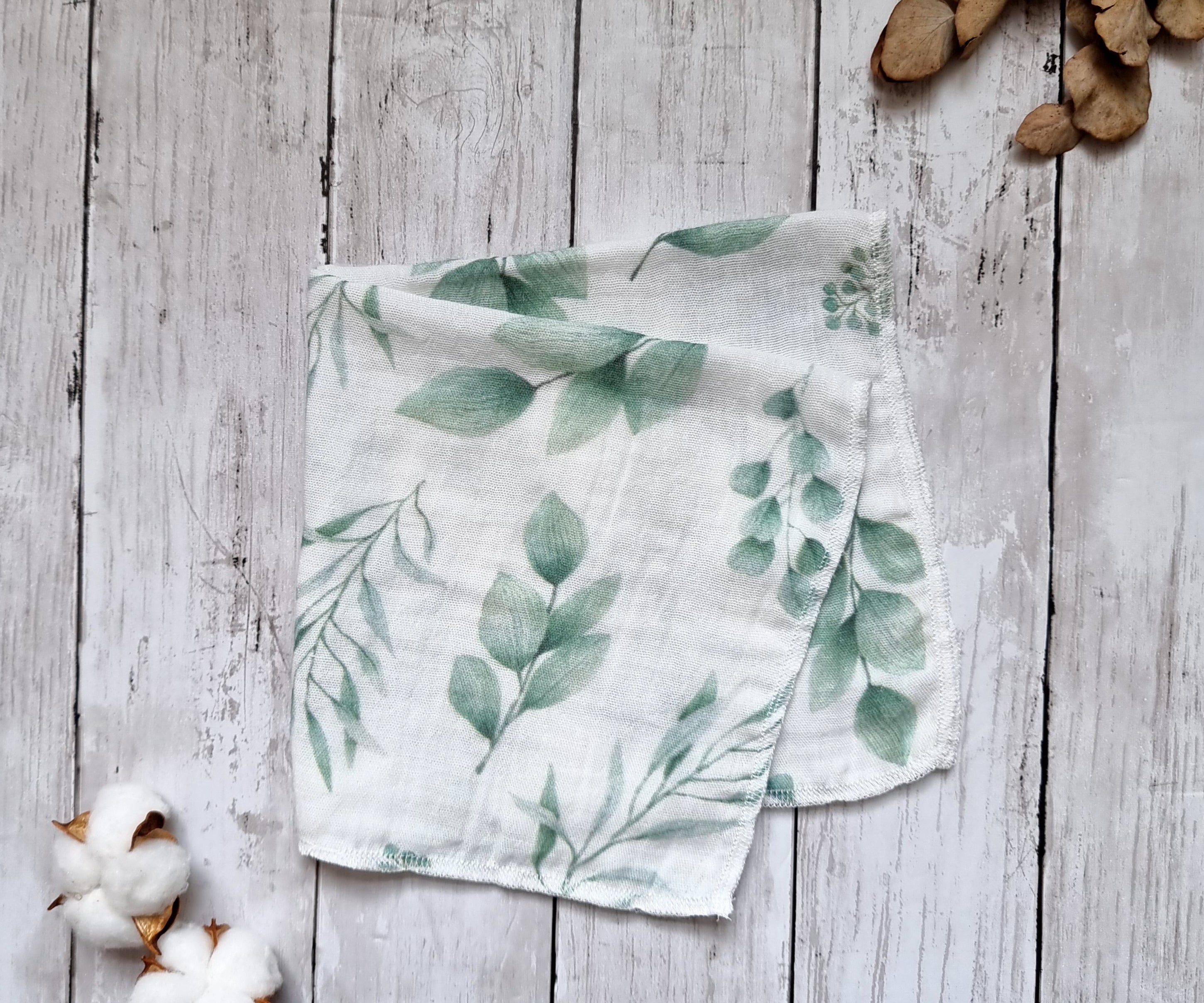 Muslin Burp Cloths- Set of 4