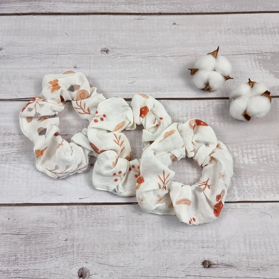 Woodland handmade scrunchie