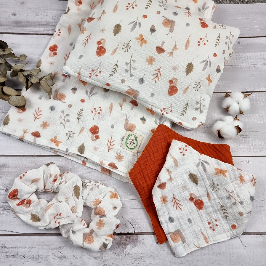 Woodland handmade scrunchie
