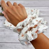 Woodland handmade scrunchie