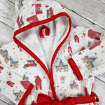Christmas kids hooded towel