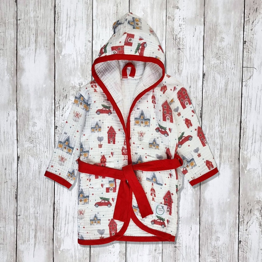 Christmas kids hooded towel